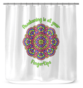 Resilient Mandala Shower Curtain - Beyond T-shirts